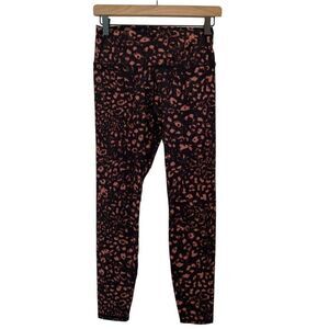 Varley Size Medium Leggings Luna Leopard Animal Print